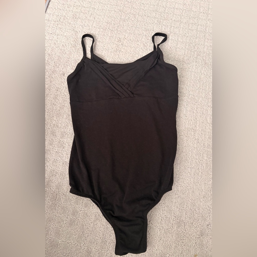 Cat and Jack Cotton Black Dance Leotard